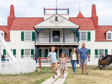 Family at Fort Union