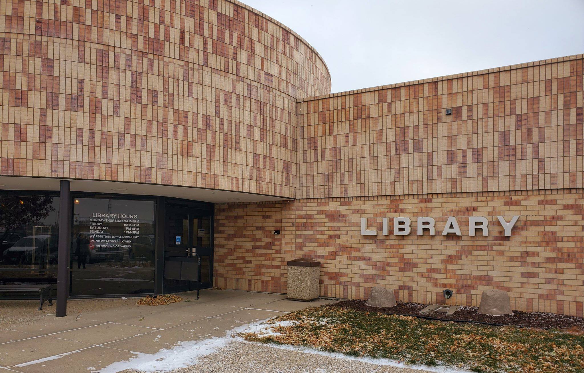 Outside of the Library Building