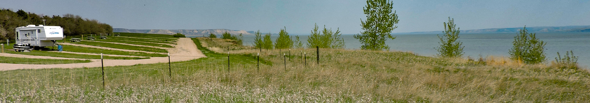 Campground Overlooking the water