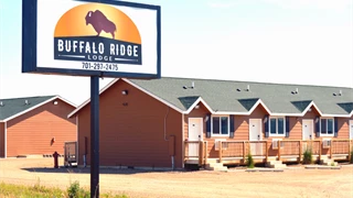 Outside of the Buffalo Ridge Lodge